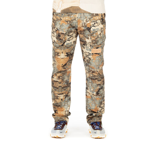 Multicolored Distressed Joggers with Cuffed Ankles - Quadrant Pant