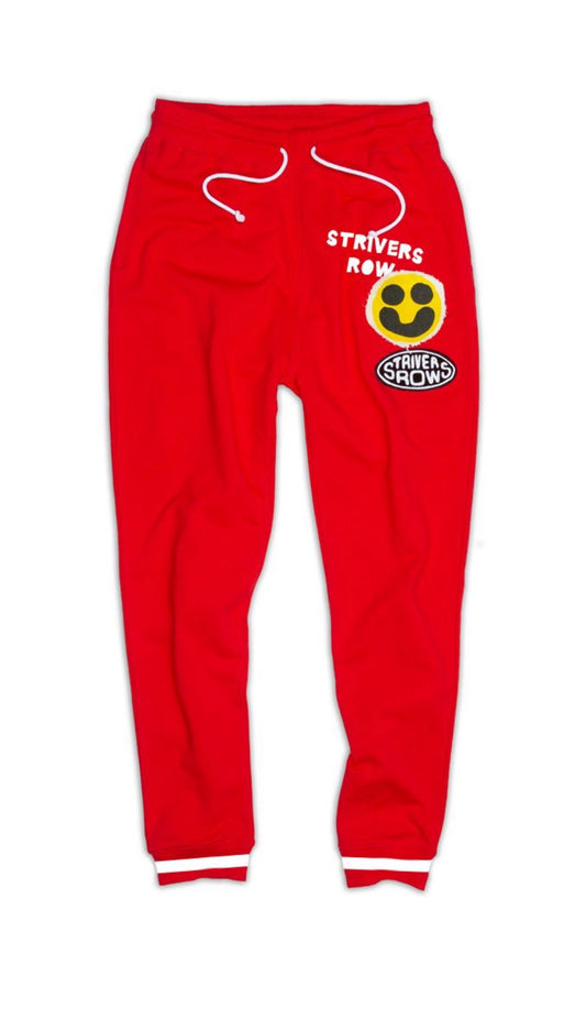 Men's Essentials Premium Alverez Sweatpants in Red