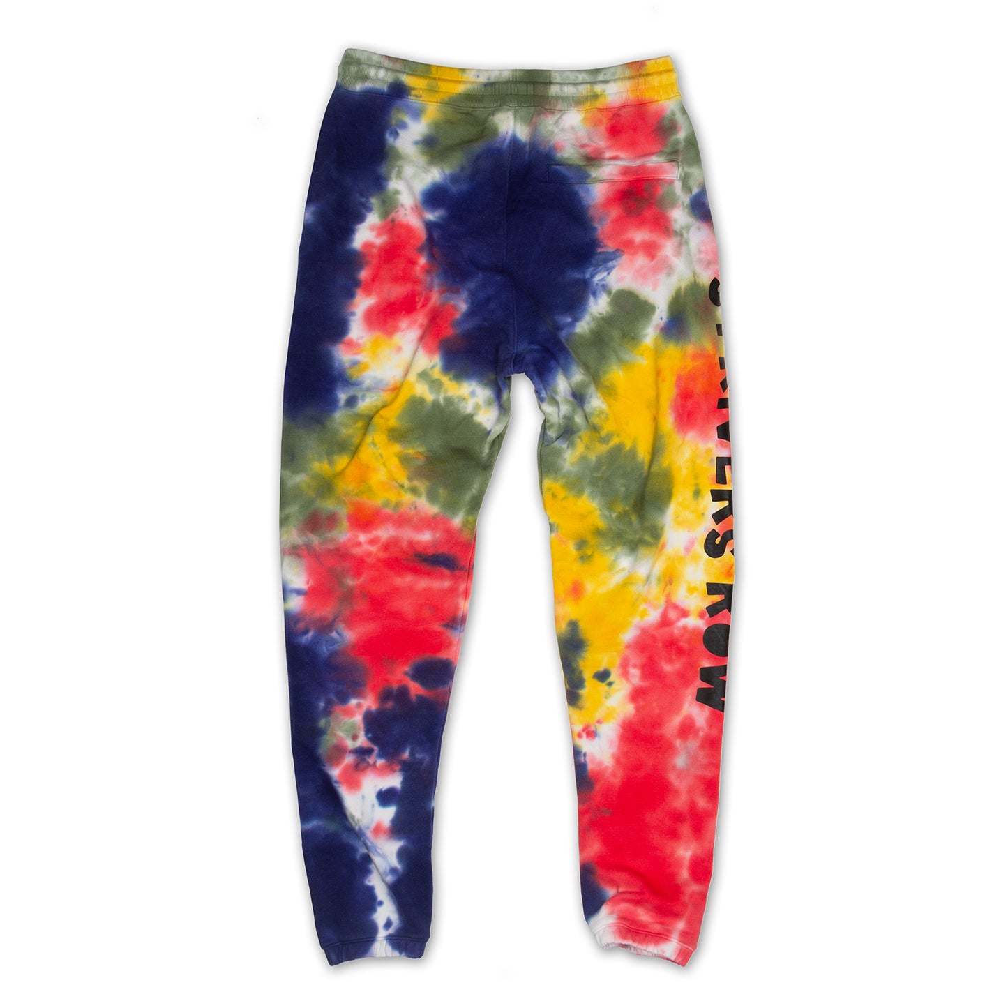 Men's Painted Rock Relaxed Distressed Smiley Face Graphic Sweatpants