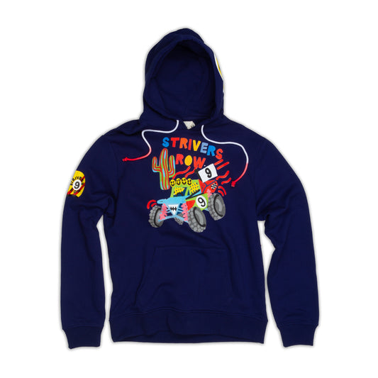 Men's Laguana Graphic Pullover Hoodie in Blue