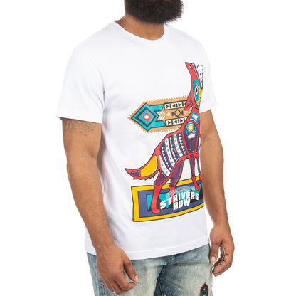 Men’s Short Sleeve Abstract Design Graphic T-Shirt - Mummy